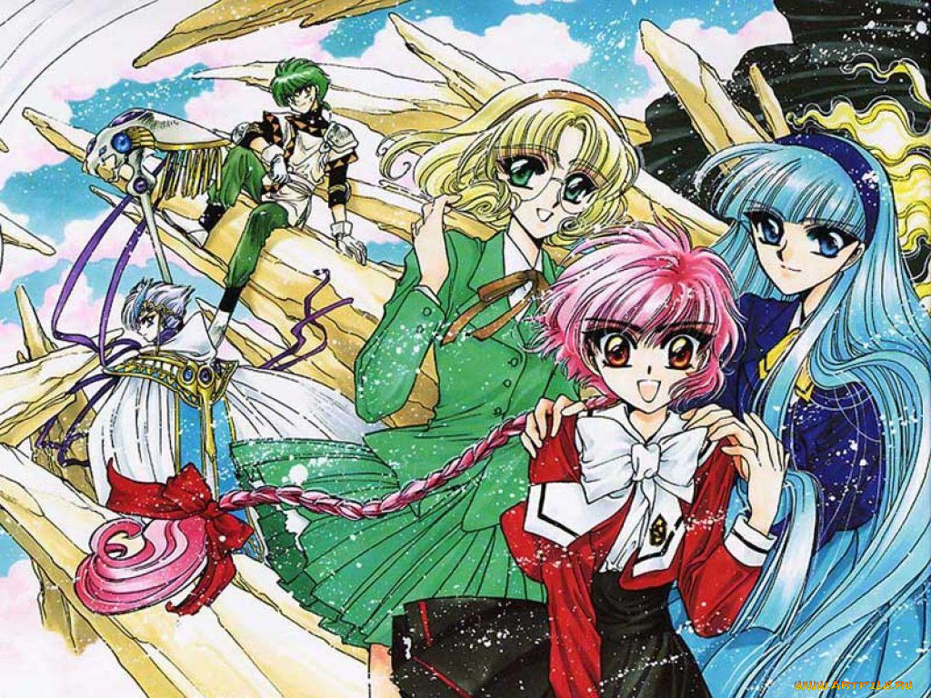 , magic, knight, rayearth